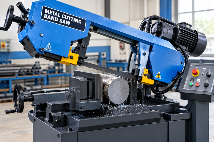 Metal Cutting Band Saws Explanation: Components, Blade Movement, Cutting Process and Uses