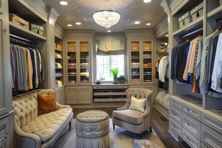 Closet Makeovers Details: Cabinets, Shelving, Hanging Systems, Lighting and Space Planning